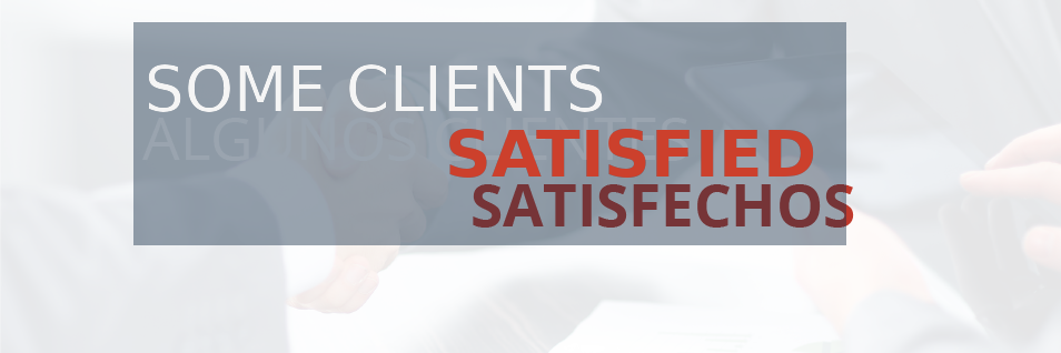 Some satisfied clients