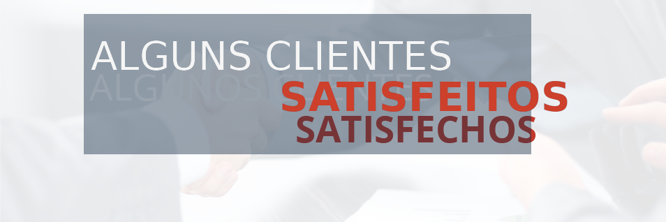 Alguns clientes satisfeitos